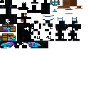 Texture for White and black horse