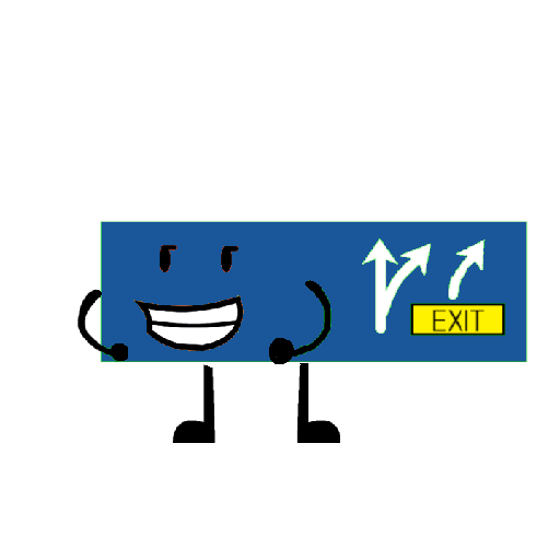 Texture for bunny ninja high way sign