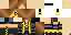 Texture for Skydoesminecraft Girl skin she had bangs so i removed them. she also had no headphones so i added those thank you