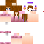 Texture for YasminBolli nova skin com mechas coloridas e macacao rosaa e-e 