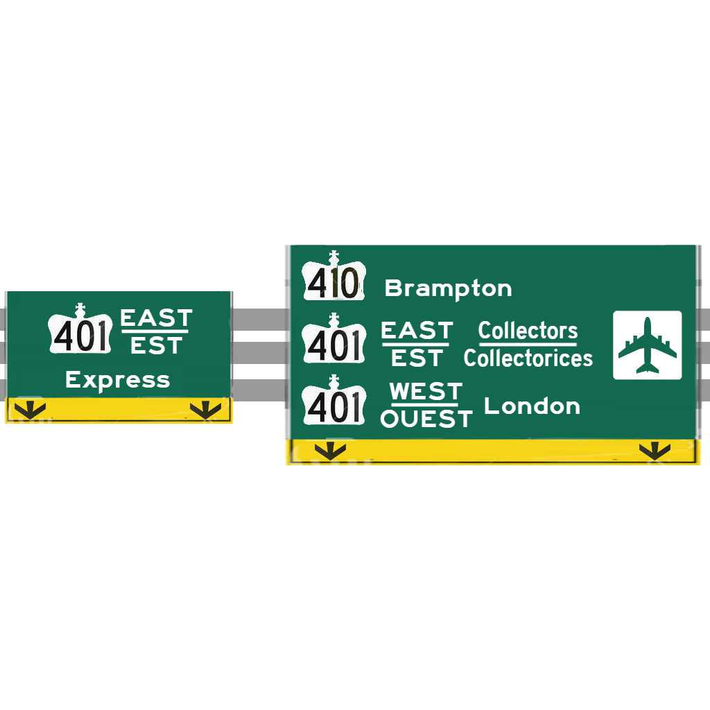 Texture for Highway 403 Express sign