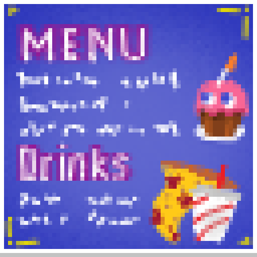 Texture for menu