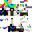 Texture for Rainbow Anime Boy