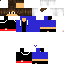 Texture for menino azul capuz branco