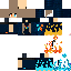 Texture for ice fire girl