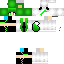 Texture for fixed green fox girl