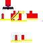 Texture for red and wight mophed