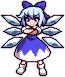 Texture for Cirno Touhou Pixel Art