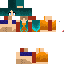 Texture for reptile bleu