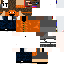 Texture for prostetic happy fox halloween