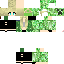 Texture for Cool creeper girl crop top and ripped jeans