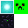 Texture for creeper block head