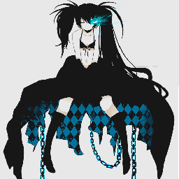 Texture for black rock shooter art