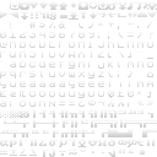 Texture for Font 8.5.0.58