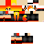 Texture for fire wolf girl minecraft skins