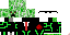Texture for creeper redstone green man