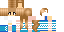 Texture for fille bleu