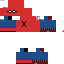 Texture for homem aranha de volta ao lat uniforme caseiro