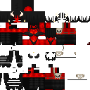 Texture for Purgatori/Sakkara (Purgatori) anti-hero, vampire goddess, demon, black hair, red pretty cute hot bad girl, Chaos! Comics/Dynamite