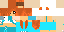 Texture for fixed keyboard cat girl