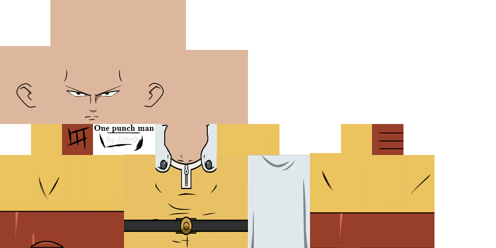 Texture for [ one punch man / onepunchman ] (by li6r0) HD skin ! ! !