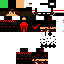 Texture for Angry Mad Red Cool Skull Boy Dude Assassin Killer Bloody Nike without shoes, just socks