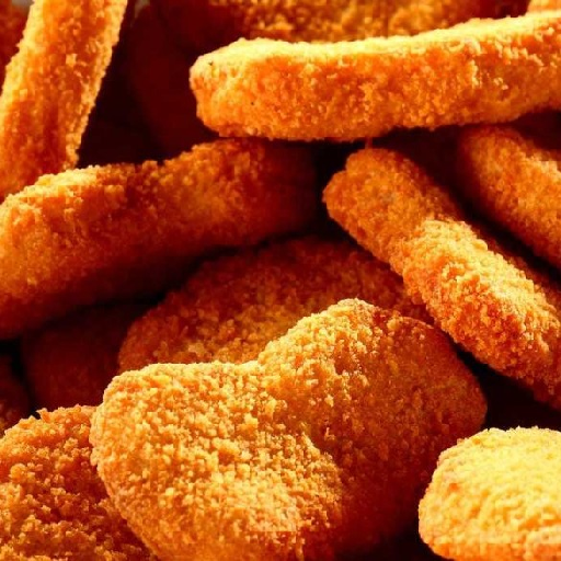 Texture for chicken nugget shield