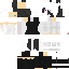 Texture for cat girl white black