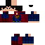 Texture for Superman Minecraft Skin (Batman V Superman)