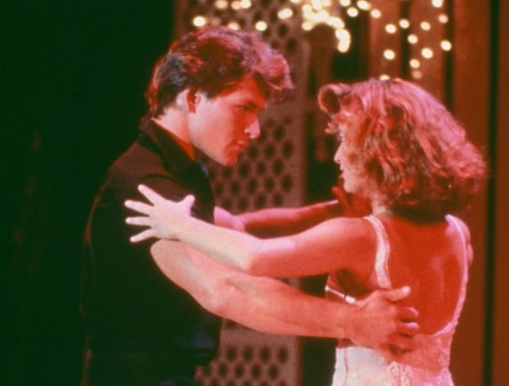Texture for Jeniffer Gray and Patrick swayze on set dirty dancing 1986