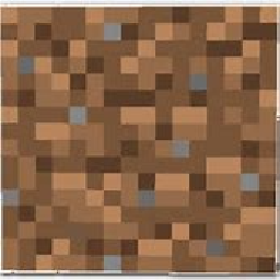 Texture for dark oak stairs - dirt
