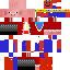 Texture for technoblade /blue/red