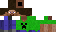 Texture for steve with a creeper shirt