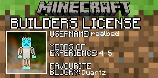 Texture for My Builders License