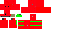 Texture for Christmas Wolf Zebra