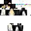 Texture for Penguin with flower blueandmauve