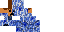 Texture for steve-blue creeper
