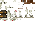 Texture for skeleton donkey