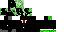 Texture for Ender-Creeper in a Tux