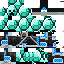 Texture for Diamond Chainmail Creeper Ninja