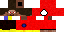Texture for Steve for Red Steve