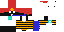 Texture for fire fighter uniform and gas mask