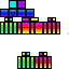 Texture for Rainbow Stickman invert color