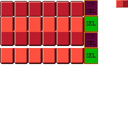 Texture for tab buttons
