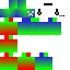 Texture for colourful gameing creeper