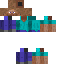 Texture for Steve Zombie Minecraft Nomal