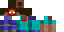 Texture for Masked Steve Herobrine Creeper