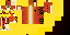 Texture for red stripe tiger