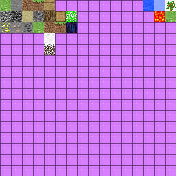 Texture for Minecraft Indev 0.0.14a 