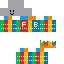 Texture for template/example roblox skin fire gauntlet prototype